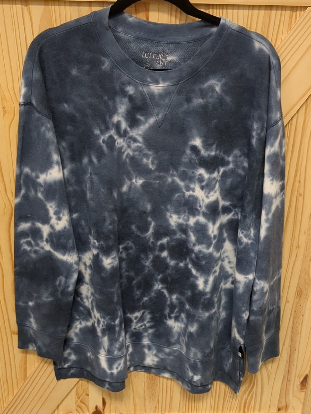 Terra & Sky Light Blue Tie-Dye  Sweatshirt